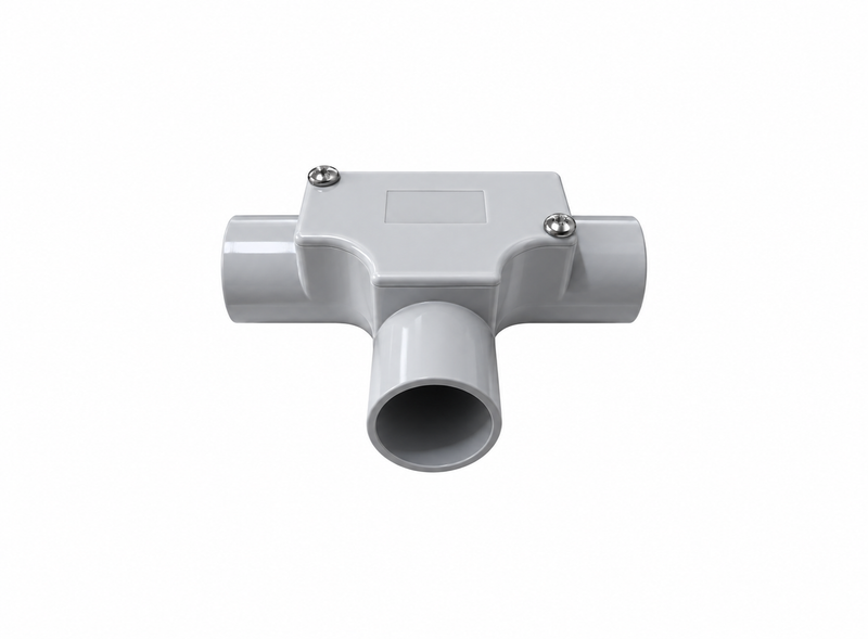 PVC Tee Inspection Conduit Fitting-25mm