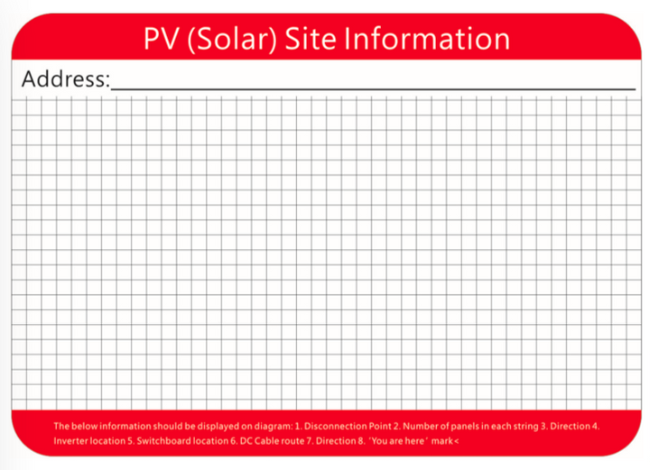 PV site Label