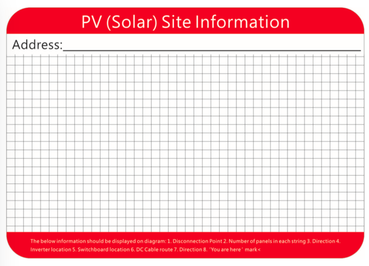 PV site Label