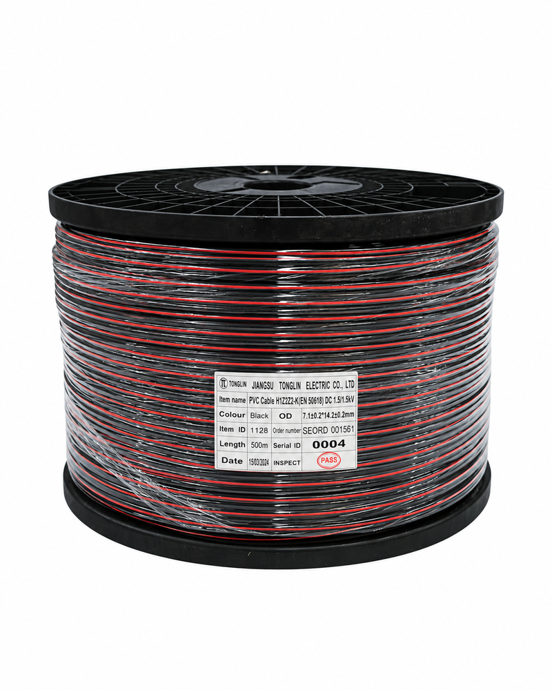 2 Core 10mm Solar DC Cable Tongling IEC 62930 (500m/drum)