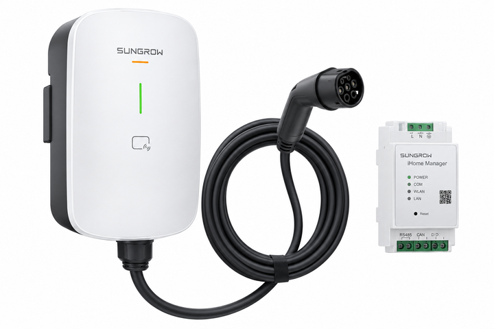 Sungrow AC EV Charger with iHome Manager 7M charging cable