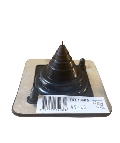DEKS Dektite DFE100BS Premium Roof Flashing for Solar, Black, 0-35mm
